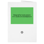 Skippy  kangaroo Card (Back)