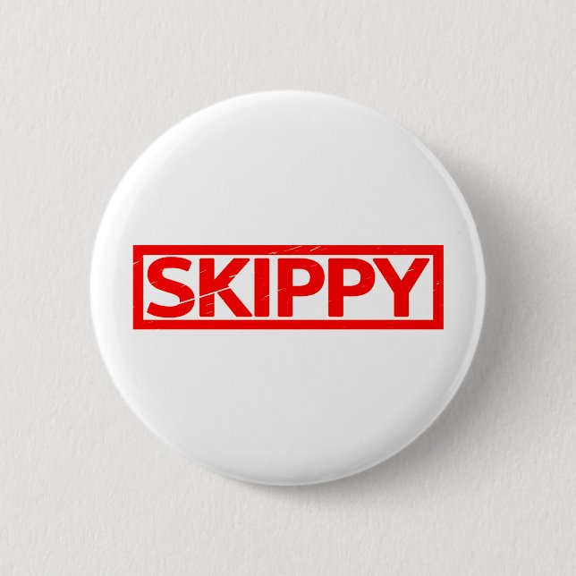 Skippy Stamp Button (Front)