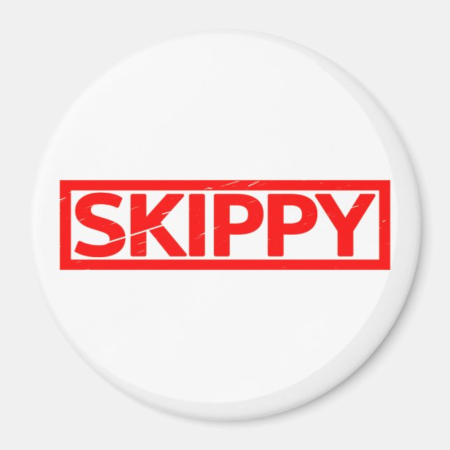 Skippy Stamp Magnet (Front)