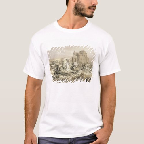 Skirmish of Persians and Kurds in Armenia plate 1 T_Shirt