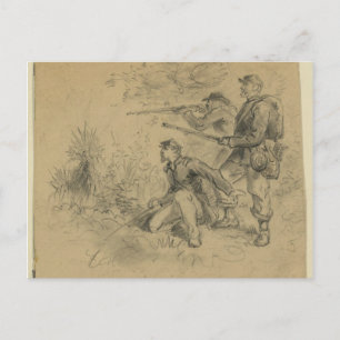 Skirmishing Postcard