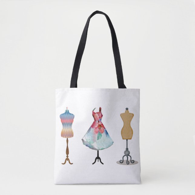 Skirt Blouse Mannequin Coat Rack Blazer Tote Bag (Front)