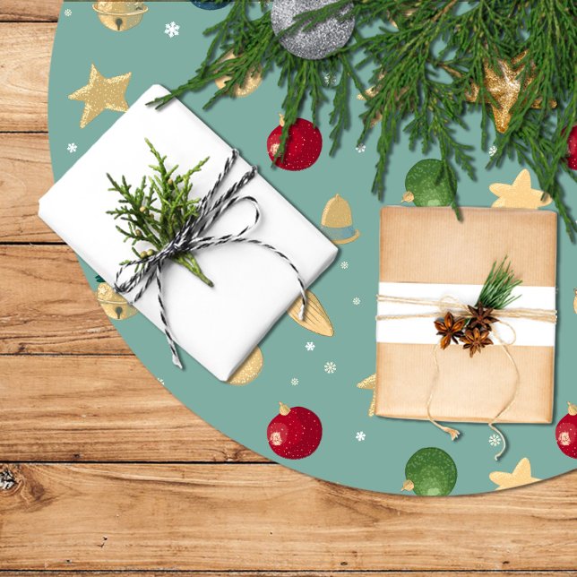 Skirt Christmas tree, Christmas ornaments, star Brushed Polyester Tree Skirt (Creator Uploaded)