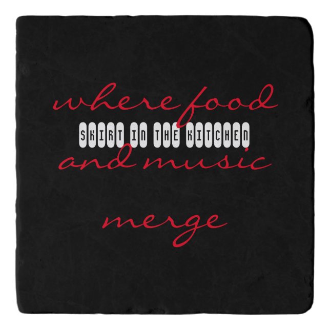 'Skirt in the Kitchen' Trivet (Front)