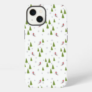 Skis and Pine Trees iPhone 13 Case