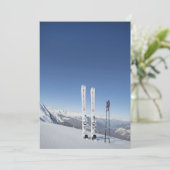 Skis and Ski Poles (Standing Front)