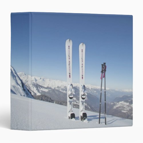 Skis and Ski Poles 3 Ring Binder