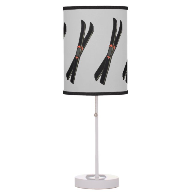 Skis Design Table Lamp Shade