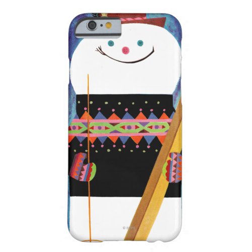 Skis for Snowman Barely There iPhone 6 Case