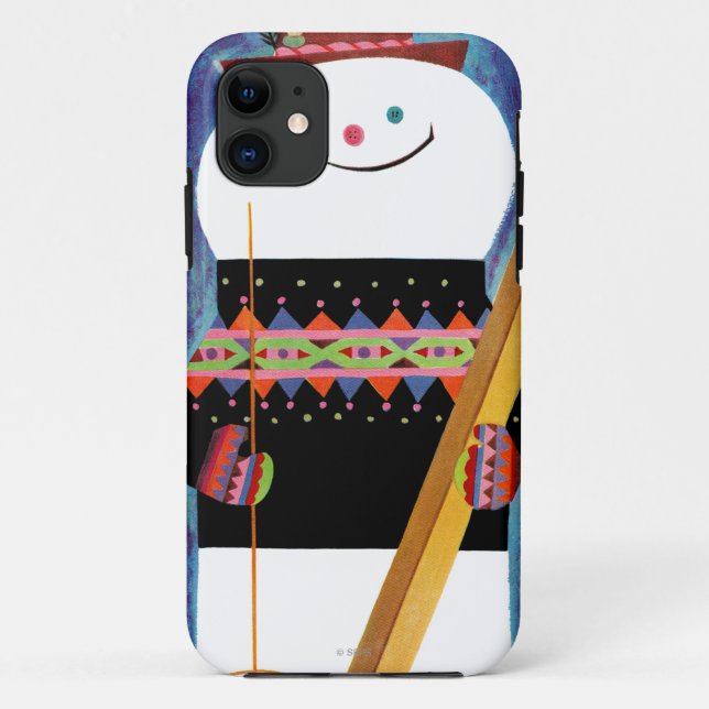 Skis for Snowman Case-Mate iPhone Case (Back)