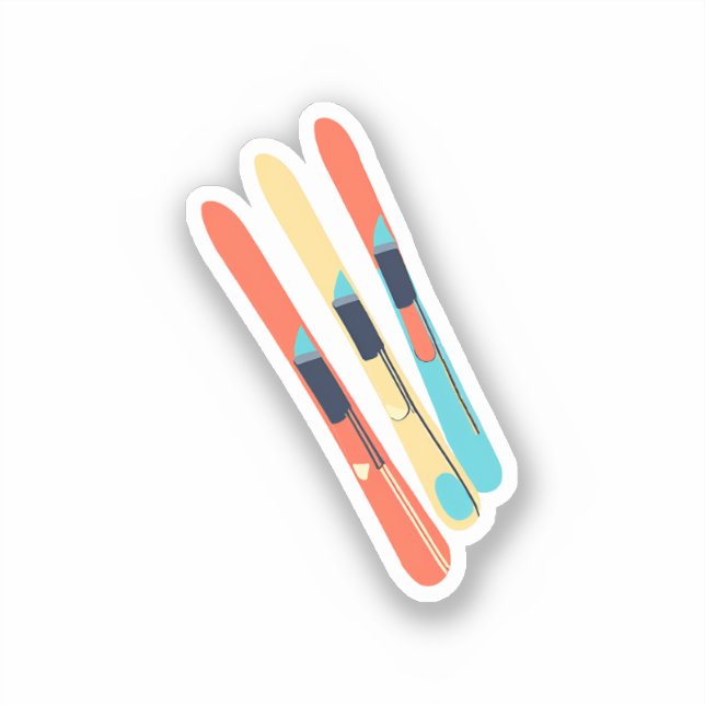 Skis Sticker (Front)