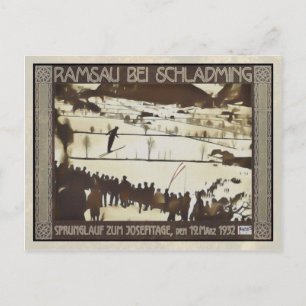 Skispringen 1932 postcard