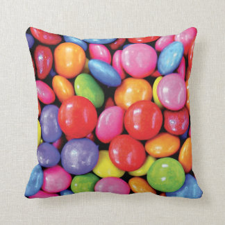 Skittles Pattern   Throw Pillow