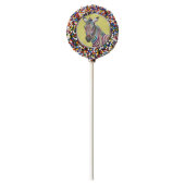 Skittles the Zebra Pop Chocolate Covered Oreo Pop (Front)