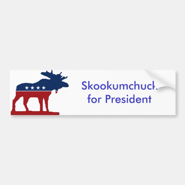 Skkokumchuck for President Bumper Sticker (Front)