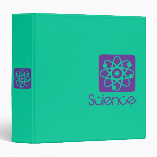 SKO "SCIENCE ATOM" SCHOOL BINDER (Front/Spine)