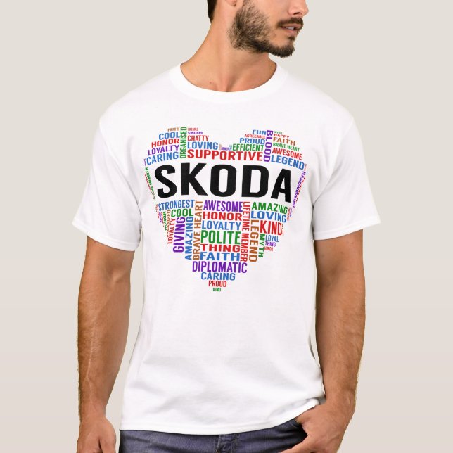 SKODA Legend Heart T-Shirt (Front)