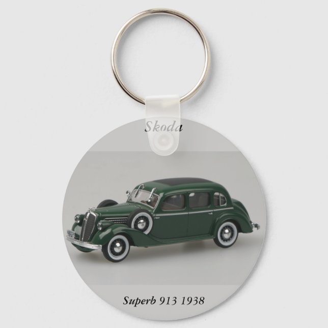 Skoda Superb 913 1938 Keychain (Front)