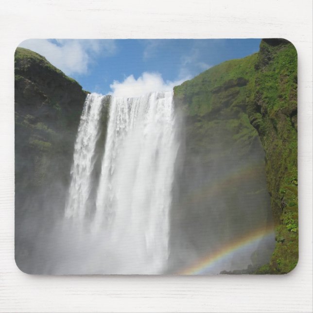 Skogafoss Mouse Pad (Front)