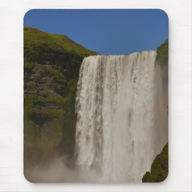 Skogafoss Waterfall Iceland Mousepad (Front)