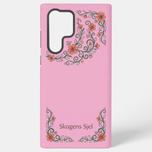 Skogens Sjel   Forest Soul Floral Norwegian Folk  Samsung Galaxy S22 Ultra Case