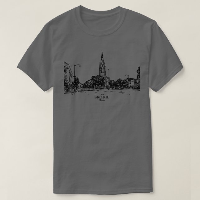 Skokie Illinois TShirt 1 (Design Front)