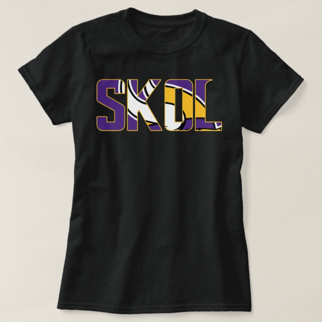 SKOL Vikings Classic T Shirt (Design Front)