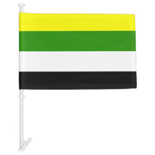 Skoliosexual Pride Car Flag
