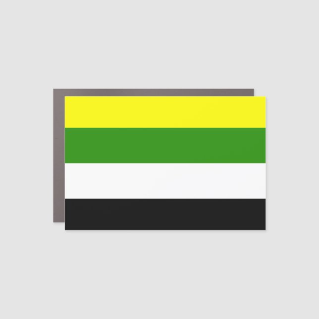 Skoliosexual Pride Car Magnet (Front)