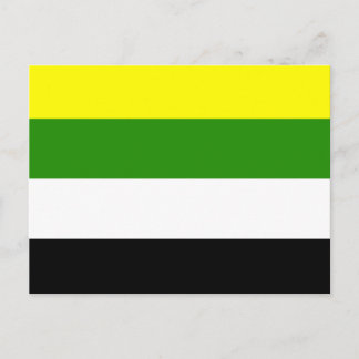 Skoliosexual Pride Flag Postcard