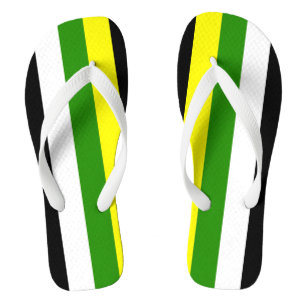 Skoliosexual Pride Flip Flops