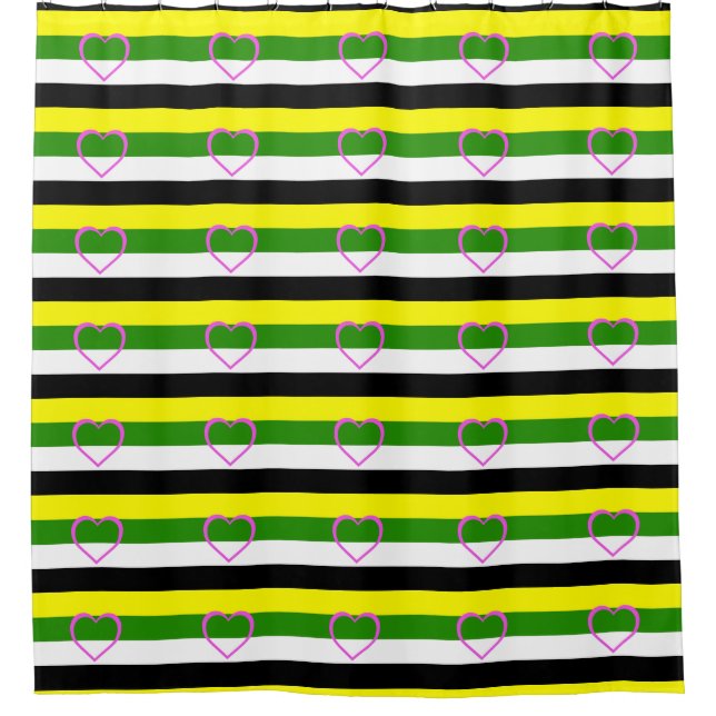 Skoliosexual Pride Shower Curtain (Front)
