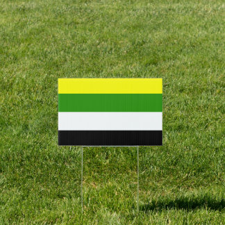 Skoliosexual Pride Sign