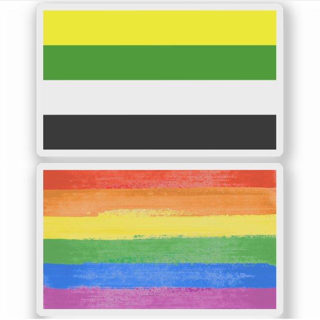 Skoliosexual Pride Sticker (Front)