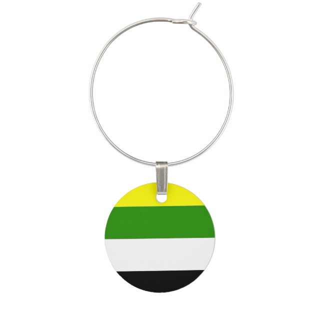 Skoliosexual Wine Glass Charm (Front)