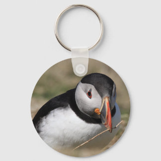 Skomer Island Puffins Keychain