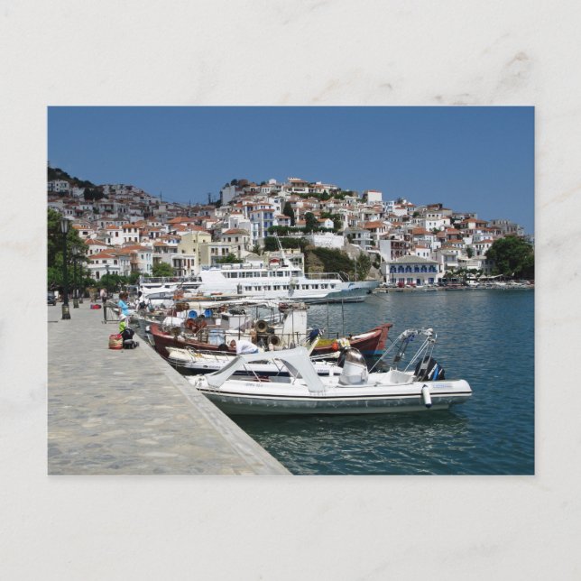Skopelos Town Postcard (Front)