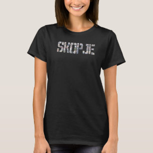 Skopje City Macedonia souvenir for men women 3 T-Shirt