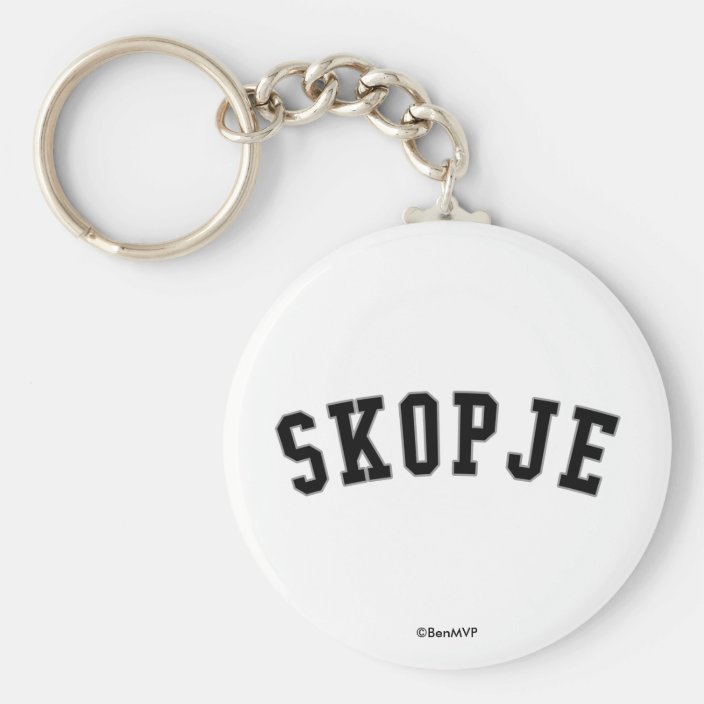 Skopje Key Chain