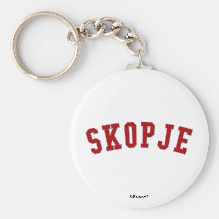 Skopje Key Chain