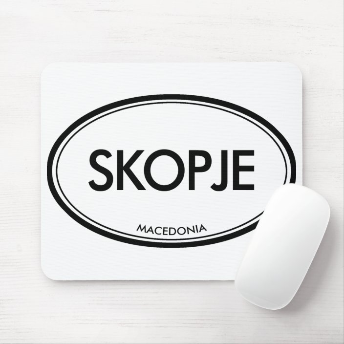 Skopje, Macedonia Mousepad