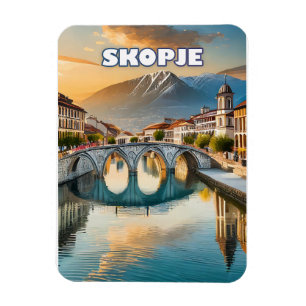 Skopje, the vibrant heart of North Macedonia Magnet