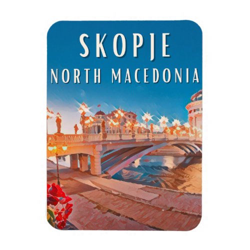 Skopje ville des ponts magnet