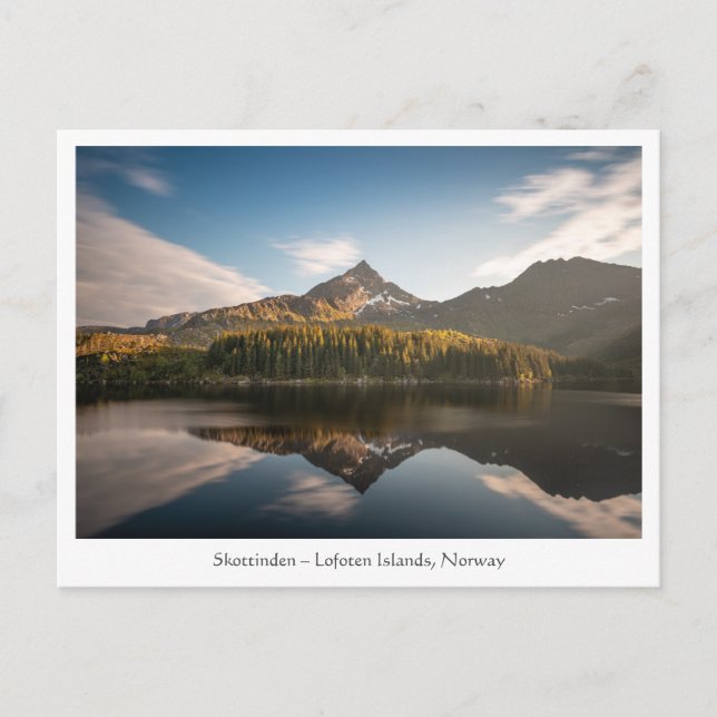 Skottinden Lofoten Islands Postcard (Front)