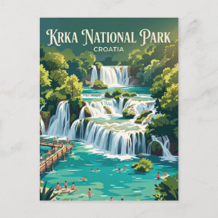 Skradinski Buk Croatia Postcard