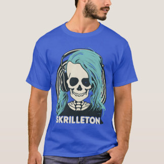 Skrilleton Halloween funny T-Shirt