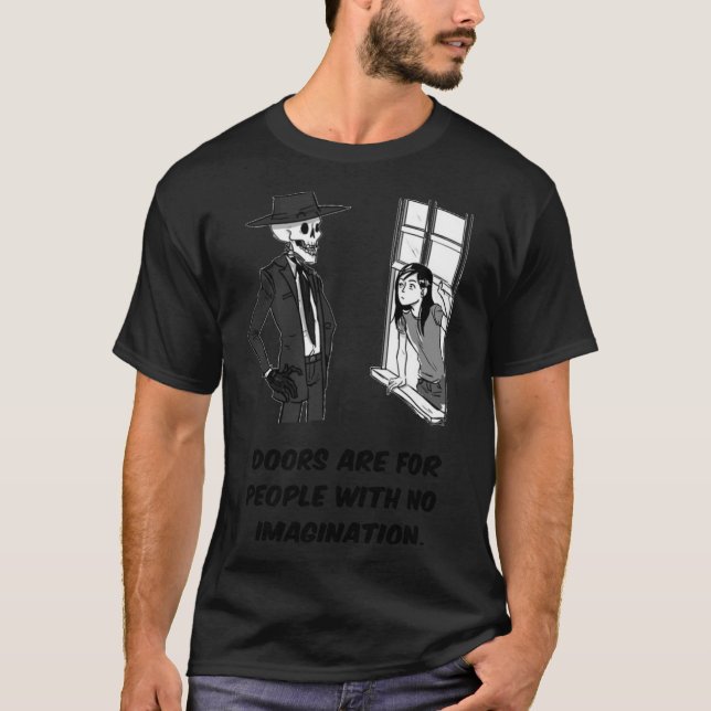 Skulduggery Pleasant Fanart - Doors Classic T-Shir T-Shirt (Front)