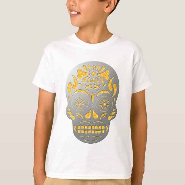 Skull1MetalFire T-Shirt (Front)