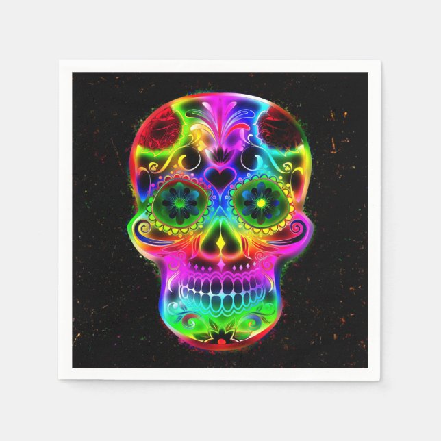 Skull20160604 Paper Napkins (Front)