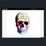 skull 15" laptop decal<br><div class="desc">15 Inch Laptop Skin Template</div>